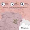 imageDearfoams Womens Loosefit Pajama SetPurple Muted Peonies