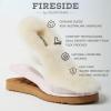 imageFireside by Dearfoams Mens Grafton Shearling IndoorOutdoor Clog SlipperNavy Taping