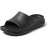 imageDearfoams Mens Eva Lightweight Regrind Pillow Slide SandalBlack