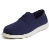 imageDearfoams Mens Rollins Slip on Shoe Comfortable Lightweight Machine Washable with Arch Support LoaferPeacoat