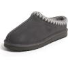 imageFireside by Dearfoams Mens Grafton Shearling IndoorOutdoor Clog SlipperGrey Taping