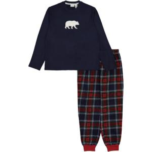 imageDearfoams Kids 2Piece Loose Fit Pajama SetMenscozy Bear