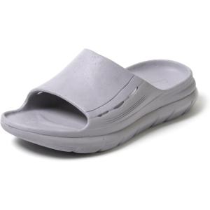 imageDearfoams Mens Eva Lightweight Regrind Pillow Slide SandalSleet