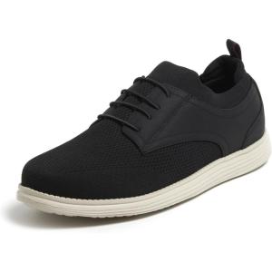 imageDearfoams Mens Nash Slip on Oxford Lightweight Breathable with Arch Support Dress ShoeBlack