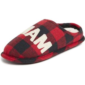 imageDearfoams Womens Mama Bear SlipperRed Mam Oso