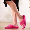 imageDearfoams Womens Melanie Colorblocked Microfiber Terry Thong SlipperParadise Pink