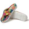 imageDearfoams Womens Melanie Colorblocked Microfiber Terry Thong SlipperTropical Print