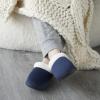 imageDearfoams Womens Olive Memory Foam Sweatshirt Clog SlippersNavy
