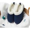 imageDearfoams Womens Olive Memory Foam Sweatshirt Clog SlippersNavy