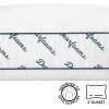 imageDearfoams 3quot Gusset Bed Pillows StandardQueen Size 20quotx28quot White 2 Count