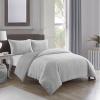 imageDearfoams Back Dye Faux Rabbit Fur Duvet Set Grey Queen