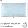 imageDearfoams Cool Knit Nylon Infused Bed Pillows King Size 20quotx36quot 2 CountKing Size 20x36