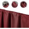 imageDearfoams Energy Efficient Total Blackout Curtain Window Panel Set of 2 37quot x 63quot NavyBurgundy