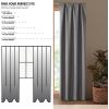 imageDearfoams Energy Efficient Total Blackout Curtain Window Panel Set of 2 37quot x 63quot NavyCharcoal