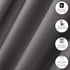 imageDearfoams Energy Efficient Total Blackout Curtain Window Panel Set of 2 37quot x 63quot NavyCharcoal
