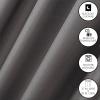 imageDearfoams Energy Efficient Total Blackout Curtain Window Panel Set of 2 37quot x 63quot NavyCharcoal