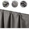 imageDearfoams Energy Efficient Total Blackout Curtain Window Panel Set of 2 37quot x 63quot NavyCharcoal