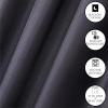 imageDearfoams Energy Efficient Total Blackout Curtain Window Panel Set of 2 37quot x 63quot NavyNavy