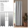 imageDearfoams Energy Efficient Total Blackout Curtain Window Panel Set of 2 37quot x 63quot NavySilver