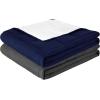 imageDearfoams Microfiber 15 Pound Weighted Blanket Navy 60quotx80quotNavy