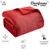 imageDearfoams Oversized Super Soft Royal Plush Velvet Family Blanket for All Seasons 10 x 10 120quotx120quot  XL Blanket  BurgundyBurgundy