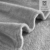 imageDearfoams Oversized Super Soft Royal Plush Velvet Family Blanket for All Seasons 10 x 10 120quotx120quot  XL Blanket  BurgundyGrey