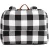 imageDearfoams Red and Black Buffalo Check Sherpa Plush Bean Bag Chair with Novelty Ears LargeBlack and White
