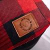 imageDearfoams Red and Black Buffalo Check Sherpa Plush Bean Bag Chair with Novelty Ears LargeRed and Black
