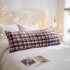 imageDearfoams Red and Black Plaid Royal Plush Reverse to Sherpa Body Pillow