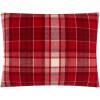 imageDearfoams Super Soft 100 Cotton Comforter Set Red Plaid KingRed