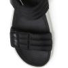 imageDearfoams Womens Comfortable Strap Thea Easy on Off Cushioned Lightweight Walking Shoe Sandal FlatBlack