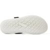imageDearfoams Womens Comfortable Strap Thea Easy on Off Cushioned Lightweight Walking Shoe Sandal FlatBlack