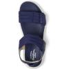 imageDearfoams Womens Comfortable Strap Thea Easy on Off Cushioned Lightweight Walking Shoe Sandal FlatNavy