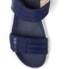 imageDearfoams Womens Comfortable Strap Thea Easy on Off Cushioned Lightweight Walking Shoe Sandal FlatNavy