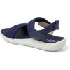 imageDearfoams Womens Comfortable Strap Thea Easy on Off Cushioned Lightweight Walking Shoe Sandal FlatNavy