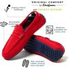 imageDearfoams Womens HazelLighweight Driving Loafer Machine Washable Comfortable ShoeTrue Red