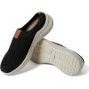 imageDearfoams Womens Lightweight Breathable Gracie Sneaker with Arch Support Machine Washable Shoes ClogBlack