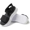 imageDearfoams Womens Platform Lightweight Adjustable Odell Wedge SandalBlack