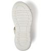 imageDearfoams Womens Platform Lightweight Adjustable Odell Wedge SandalLatte