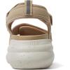 imageDearfoams Womens Platform Lightweight Adjustable Odell Wedge SandalLatte