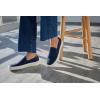 imageDearfoams Womens SlipOn Lightweight Comfortable Sophie Loafers with Arch SupportNavy 2