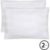 imagedearfoams King Size Jacquard Bed Pillows StandardQueen Jacquared Stripe 2 CountJacquared Stripe