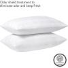 imagedearfoams King Size Jacquard Bed Pillows StandardQueen Jacquared Stripe 2 CountJacquared Stripe