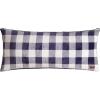 imageDearfoams Grey and White Check Plaid Full Body PillowRoyal Plush with Sherpa Reverse Fabric48quotx20quot Long PillowNavy and White