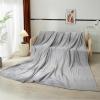 imageDearfoams Oversized Super Soft Royal Plush Velvet Family Blanket for All Seasons 10 x 10 120quotx120quot  XL Blanket  BurgundyGrey