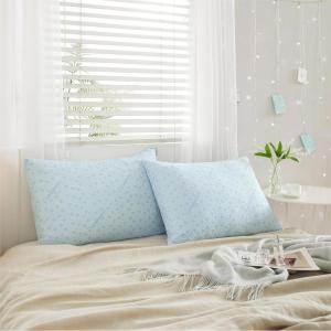 imageDearfoams Cool Knit Nylon Infused Bed Pillows King Size 20quotx36quot 2 CountStandardQueen Size 20x28