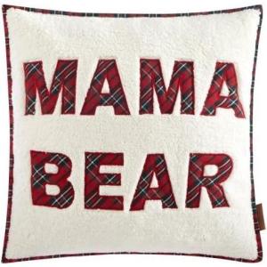 imageDearfoams Plaid Pillow 20quotx20quot WhiteWhite