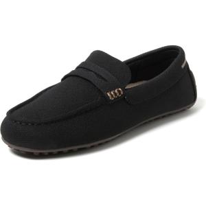 imageDearfoams Womens HazelLighweight Driving Loafer Machine Washable Comfortable ShoeBlack