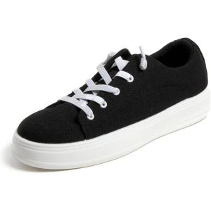 imageDearfoams Womens ShoesMabel Lightweight Comfortable Easy Slip on Sneaker with Arch SupportBlack