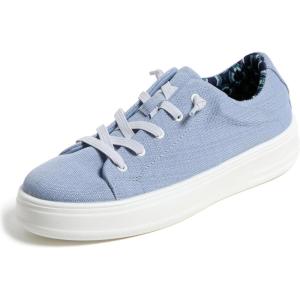 imageDearfoams Womens ShoesMabel Lightweight Comfortable Easy Slip on Sneaker with Arch SupportEventide